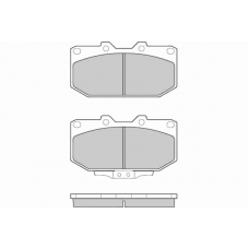 12-0649 E.T.F. Комплект тормозных колодок, дисковый тормоз