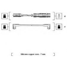 941175180759 MAGNETI MARELLI Комплект проводов зажигания