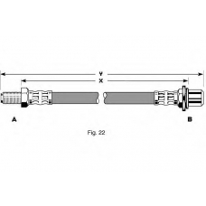 PHB135 TRW Тормозной шланг