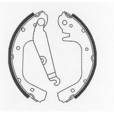 BS514 QUINTON HAZELL Комплект тормозных колодок