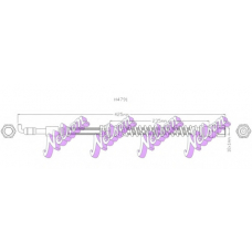 H4791 Brovex-Nelson Тормозной шланг