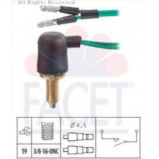 7.6039 FACET Выключатель, фара заднего хода