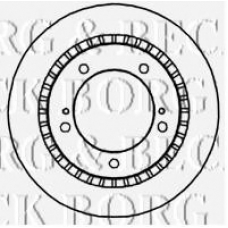 BBD4688 BORG & BECK Тормозной диск