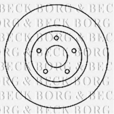 BBD5162 BORG & BECK Тормозной диск