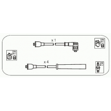 FS5 JANMOR Комплект проводов зажигания
