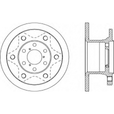 BDR1132.10 OPEN PARTS Тормозной диск