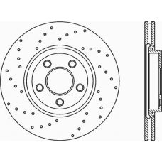 BDRS1945.25 OPEN PARTS Тормозной диск