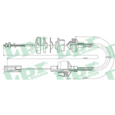 C0164C LPR Трос, управление сцеплением