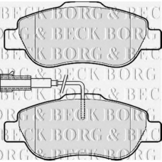 BBP2149 BORG & BECK Комплект тормозных колодок, дисковый тормоз