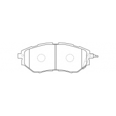 FP1078 FIT Комплект тормозных колодок, дисковый тормоз