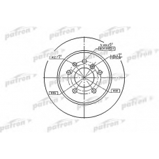 PBD1613 PATRON Тормозной диск