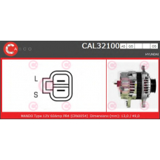 CAL32100AS CASCO Генератор