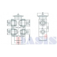 840120N AKS DASIS Расширительный клапан, кондиционер