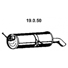 19.0.50 EBERSPACHER Глушитель выхлопных газов конечный