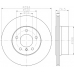 MDC1815 MINTEX Тормозной диск