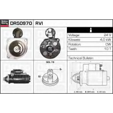 DRS0970 DELCO REMY Стартер