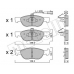 22-0082-0 METELLI Комплект тормозных колодок, дисковый тормоз