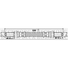 BBH6135 BORG & BECK Тормозной шланг