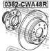 0382-CWA48R FEBEST Ступица колеса