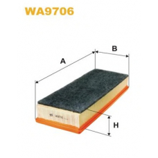 WA9706 WIX Воздушный фильтр