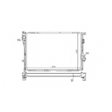 53721 NRF Радиатор, охлаждение двигателя