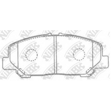 PN1527 NiBK Комплект тормозных колодок, дисковый тормоз