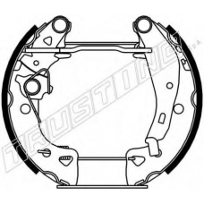 6042 TRUSTING Комплект тормозных колодок