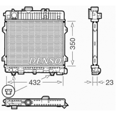 DRM05027 DENSO Радиатор, охлаждение двигателя