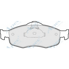 PAD801 APEC Комплект тормозных колодок, дисковый тормоз