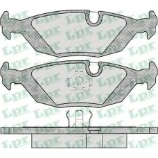 05P238 LPR Комплект тормозных колодок, дисковый тормоз