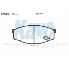 BP-9006 KAVO PARTS Комплект тормозных колодок, дисковый тормоз