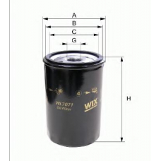 WL7124 WIX Масляный фильтр; масляный фильтр, ступенчатая коро