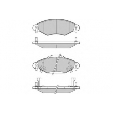 12-1082 E.T.F. Комплект тормозных колодок, дисковый тормоз