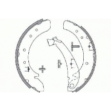 18492799576 S.b.s. Комплект тормозных колодок