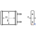 8FH 351 313-181 HELLA Теплообменник, отопление салона