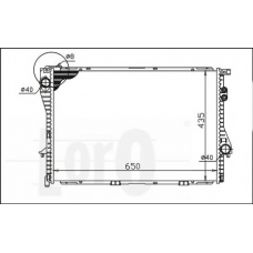 004-017-0031 LORO Радиатор, охлаждение двигателя