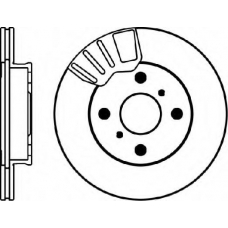 MDC1044 MINTEX Тормозной диск