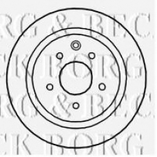 BBD4670 BORG & BECK Тормозной диск