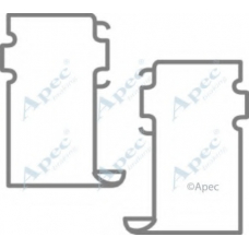 KIT321 APEC Комплектующие, тормозные колодки