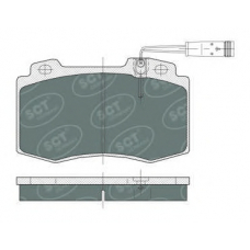 SP 388 PR SCT Комплект тормозных колодок, дисковый тормоз