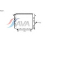 RT2044 AVA Радиатор, охлаждение двигателя