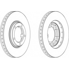 DDF1404-1 FERODO Тормозной диск