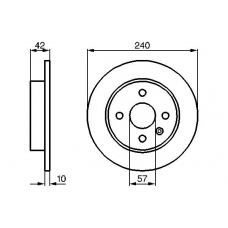 0 986 478 882 BOSCH Тормозной диск