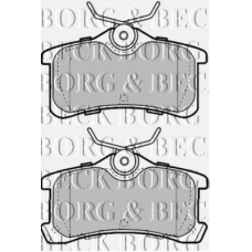 BBP1885 BORG & BECK Комплект тормозных колодок, дисковый тормоз