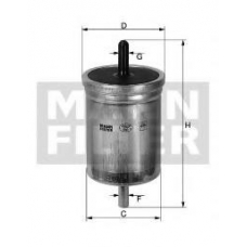 WK 614/19 MANN-FILTER Топливный фильтр