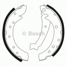 0 986 BB3 524 BOSCH Комплект тормозных колодок