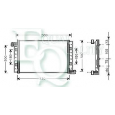 CO0268 EQUAL QUALITY Конденсатор, кондиционер