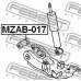 MZAB-017 FEBEST Подвеска, рычаг независимой подвески колеса