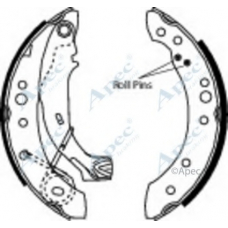 SHU638 APEC Тормозные колодки