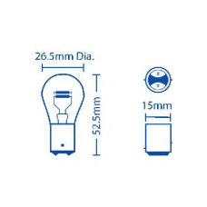 ACBU1032 AC Delco Лампа накаливания, фонарь указателя поворота; ламп